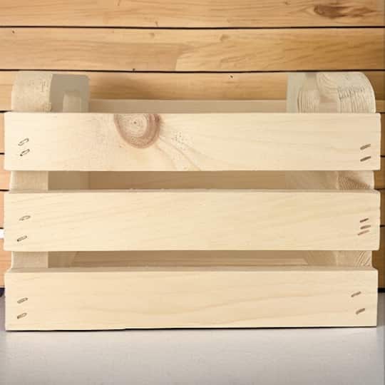 Wilson® Enterprises 8" x 7" x 5.5" Pine Handle Crates, 2ct.